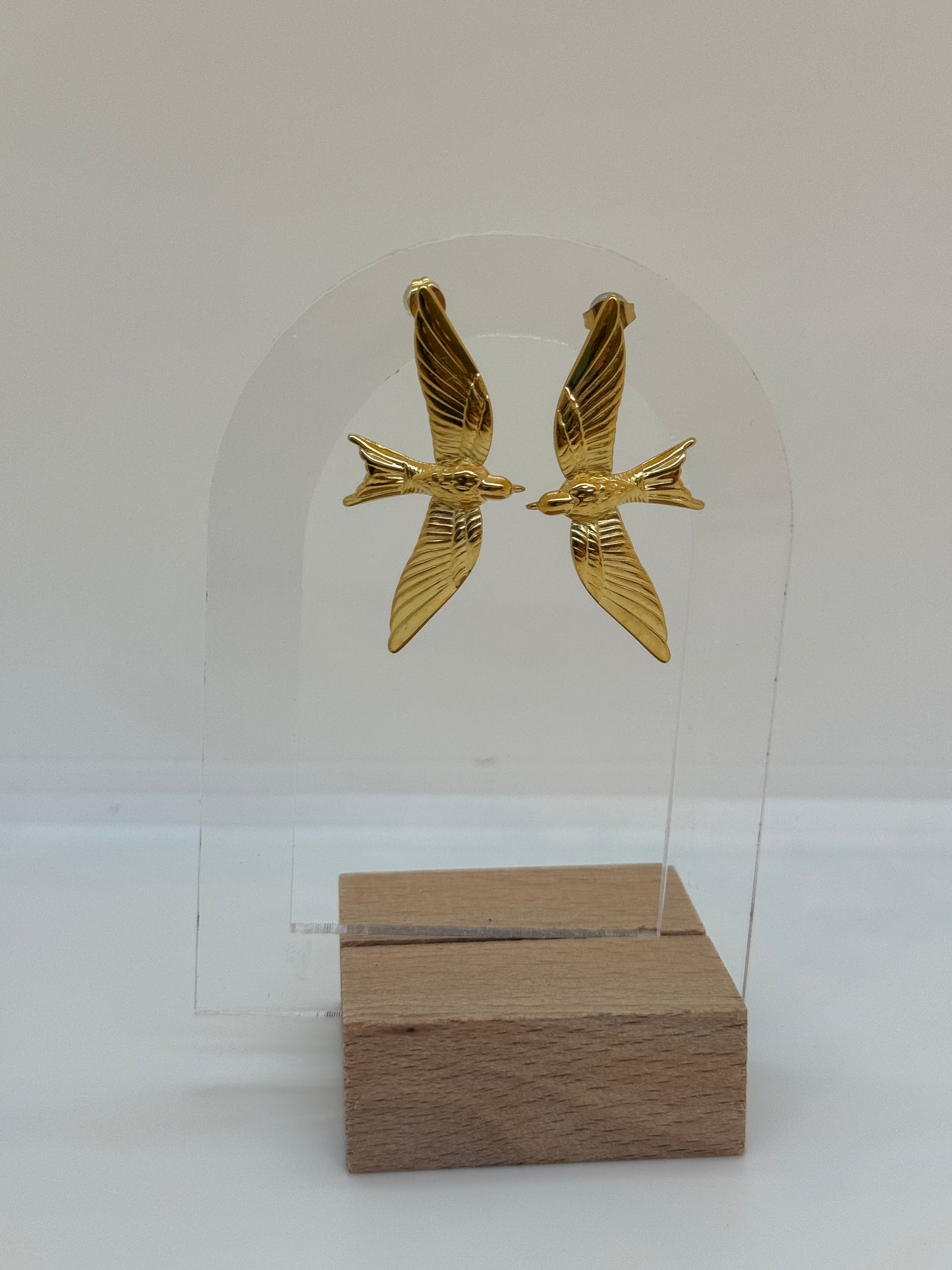 Çelik Gold Kırlangıç Küpe