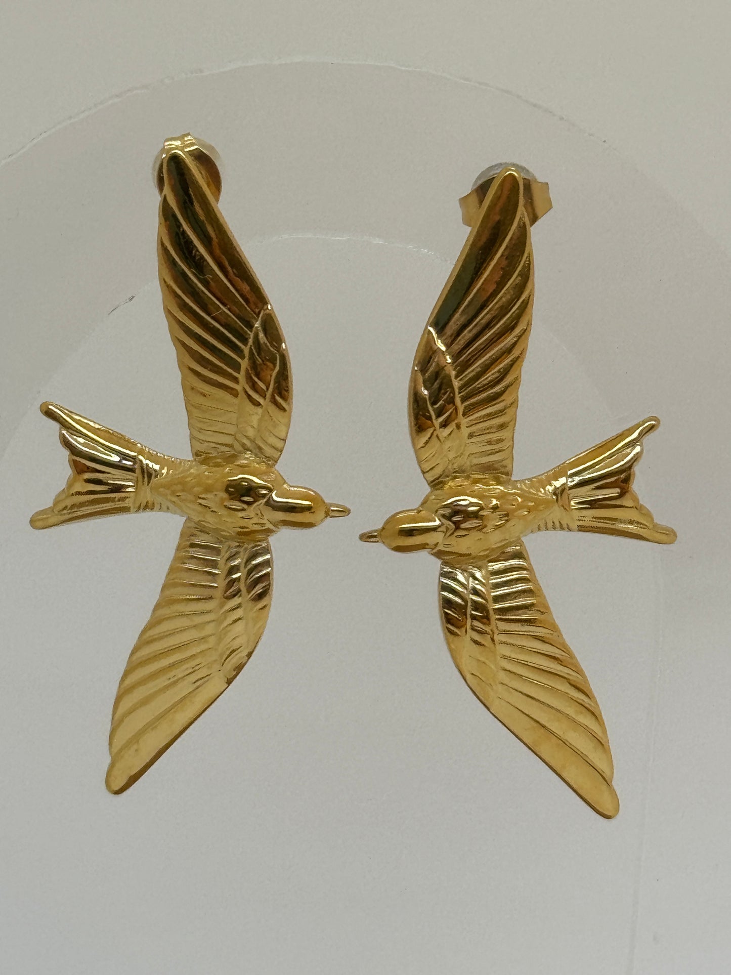 Çelik Gold Kırlangıç Küpe