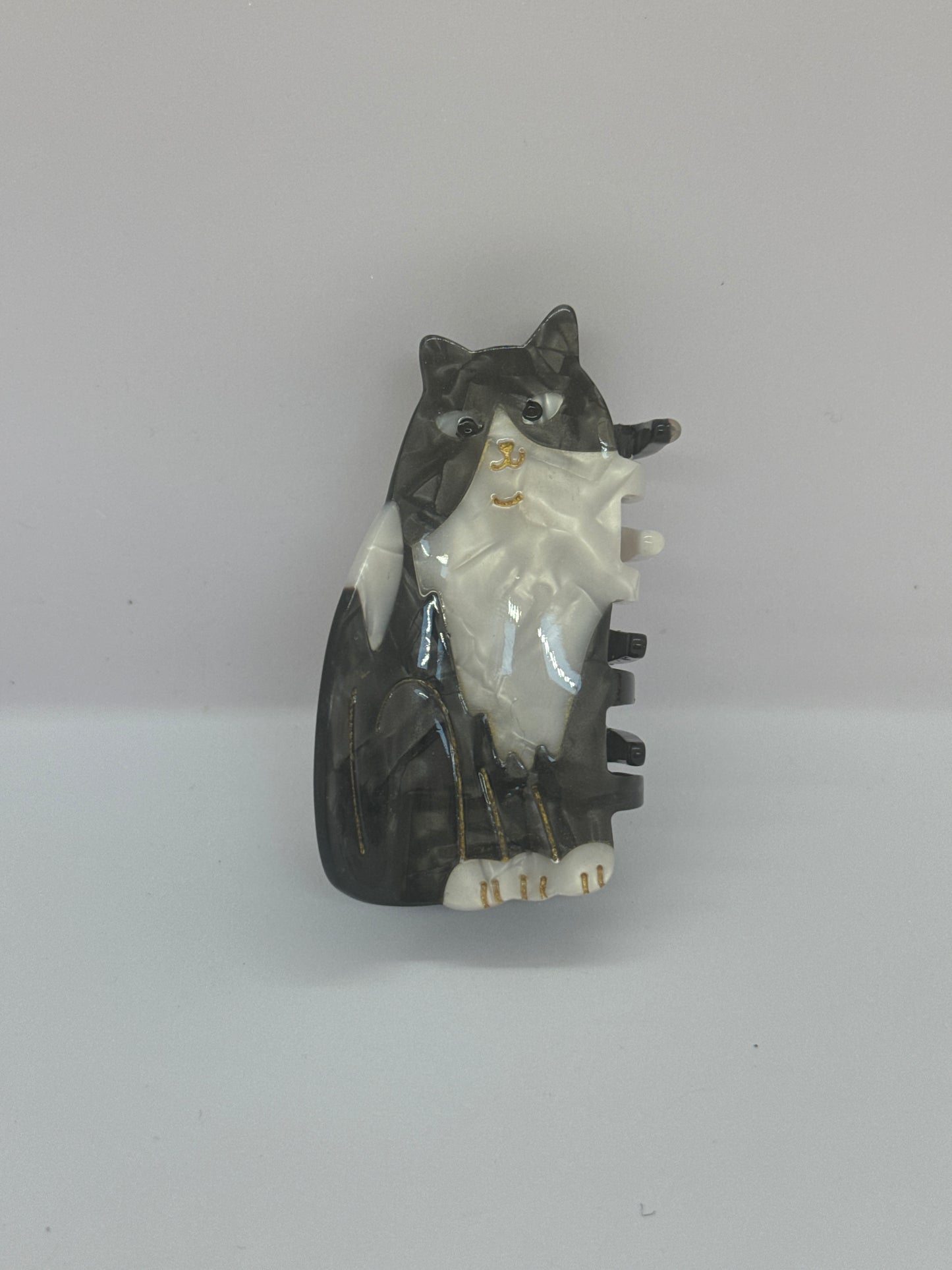 Siyah Beyaz Kedi Kemik Toka