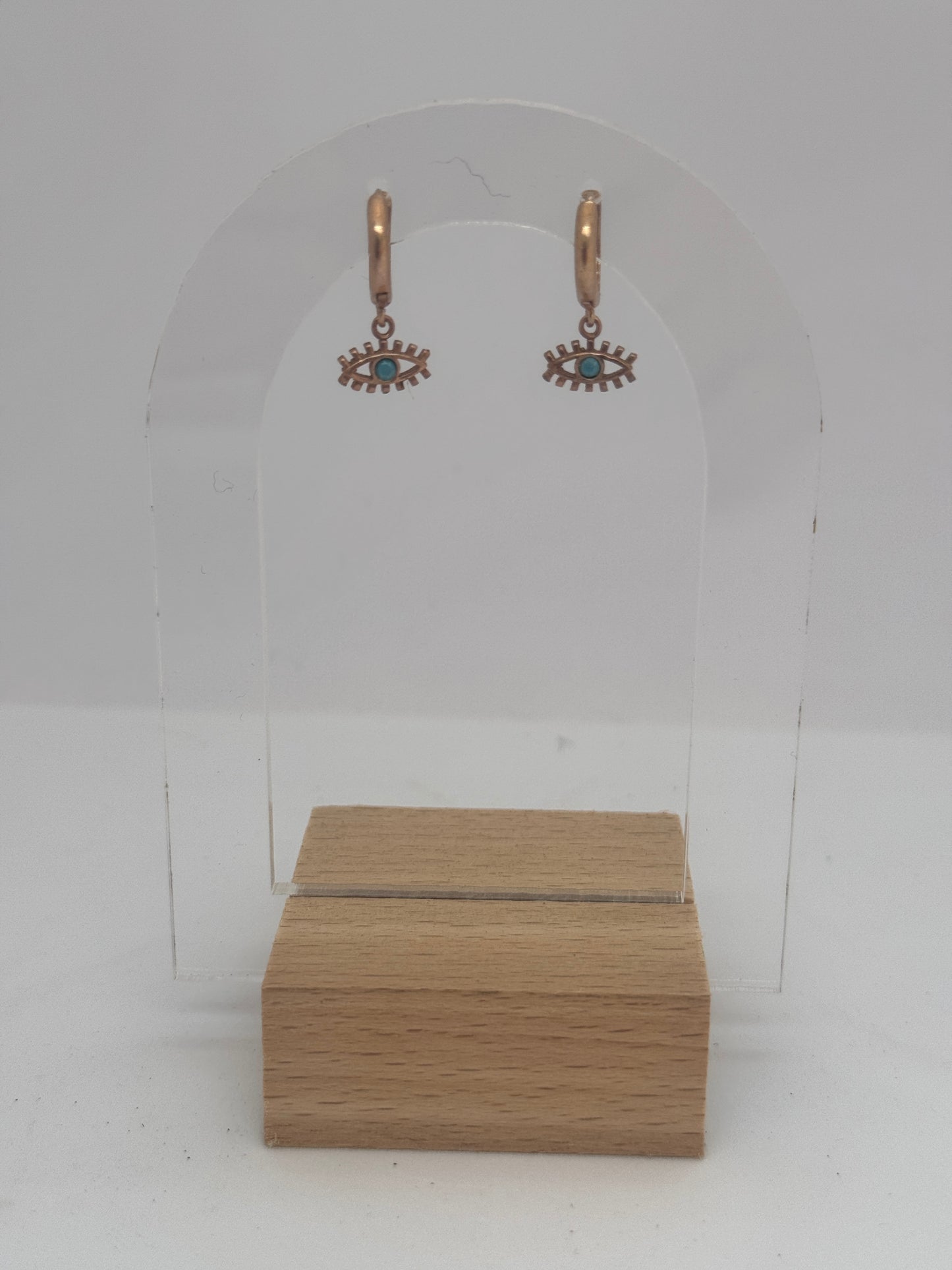 Göz Rose Gold Küpe