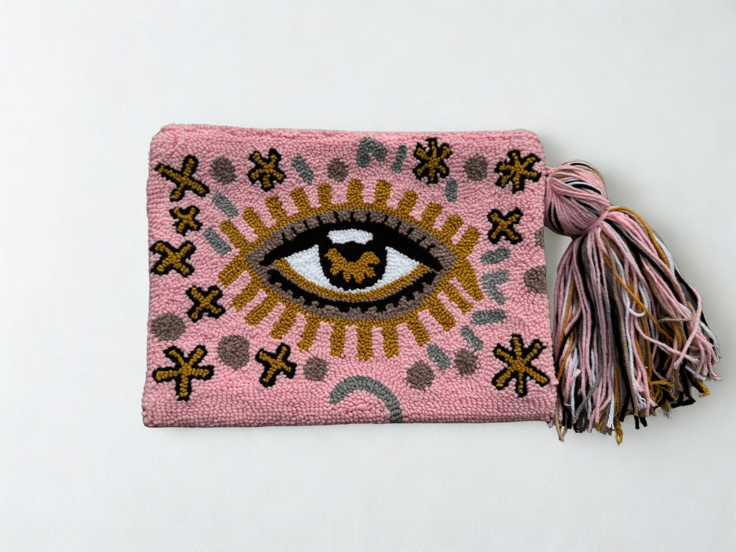 Evil Eye Punch Clutch Çanta