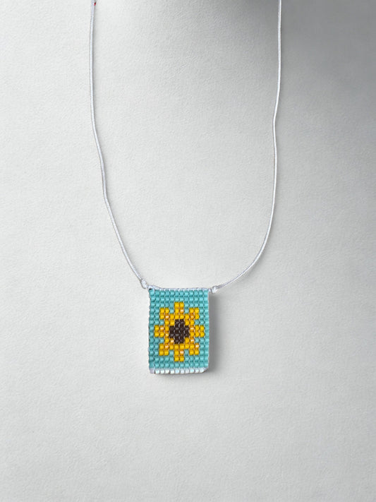 Miyuki Ayçiçeği Kolye