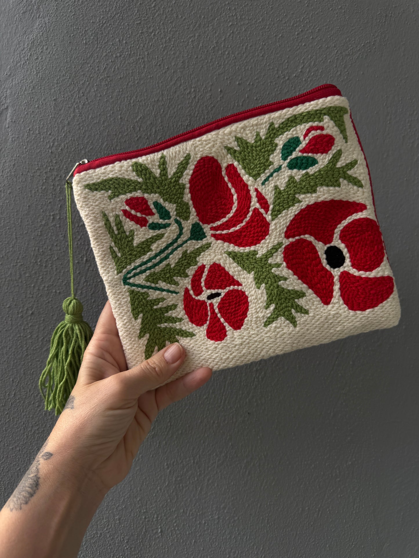 Poppy Punch Clutch Çanta