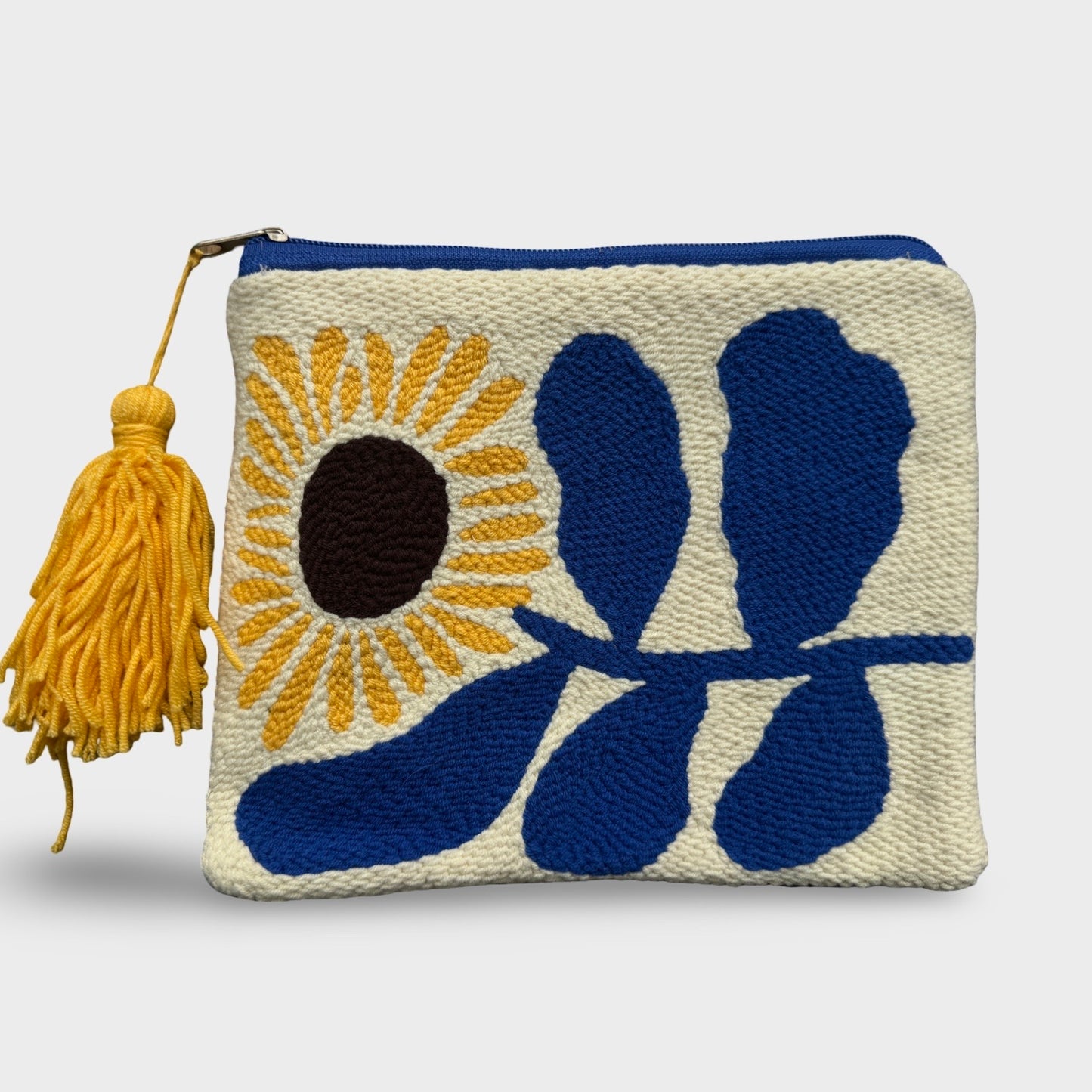 Sun Flowers Punch Clutch Çanta