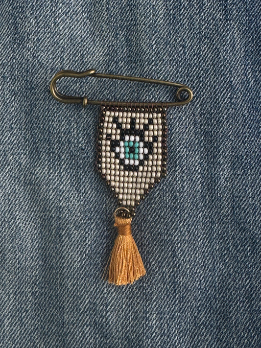 Miyuki Göz Broş Çizgili